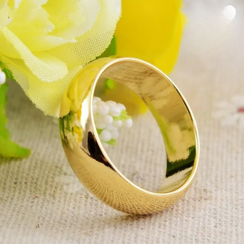 Gold Cambered PK Ring Magic Tricks Props gimmicks Strong Magnetic Coin Finger Decoration Magie Show Size 18 19 20 21mm