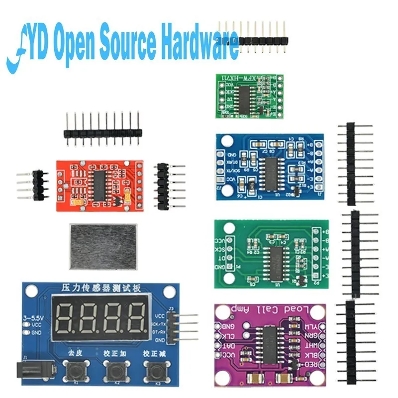 HX711 Dual-channel 24-bit Mini HX711 Weighing Sensor Dual-Channel 24 Bit Precision AD Module Pressure Sensor Microcontroller