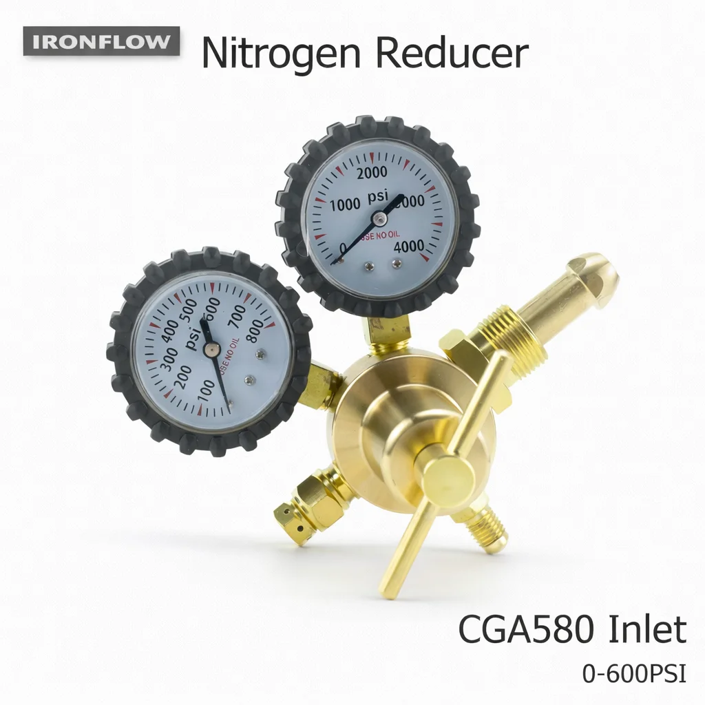 1-4''-brass-nitrogen-regulator-0-600-psi-gas-pressure-reducing-valve-with-dual-gauges-cga580-connection