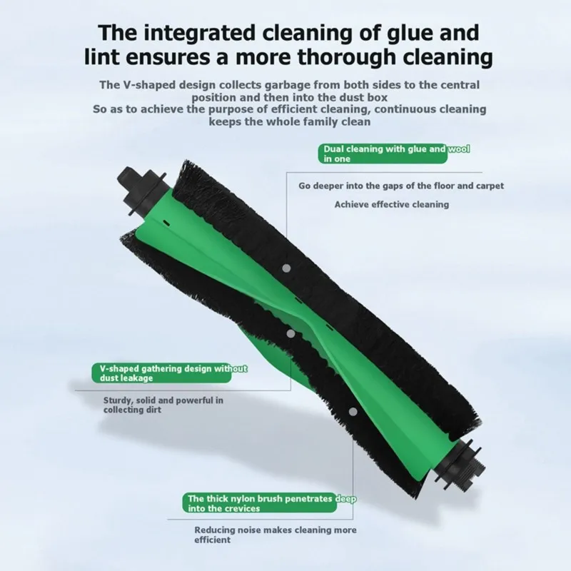 [NEW!A67Z】 4Pcs Edge-Sweeping Brush Hepa Filter For Irobot Roomba Mini