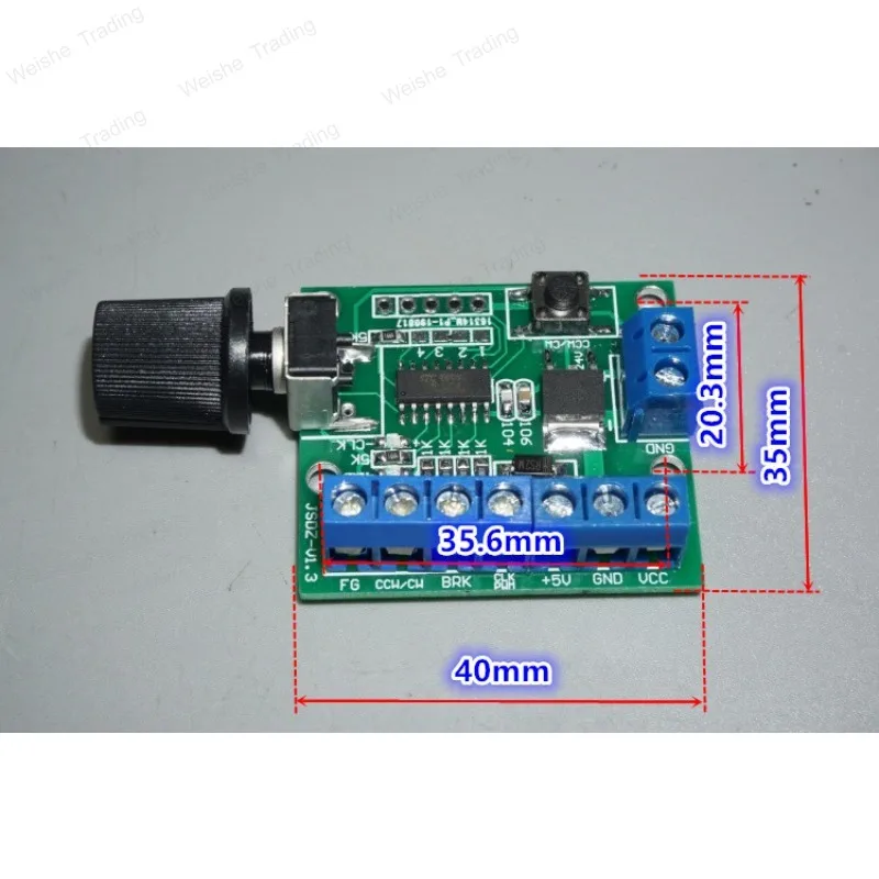 12-24V brushless motor governor PWM/CLK signal brushless speed regulation forward and reverse
