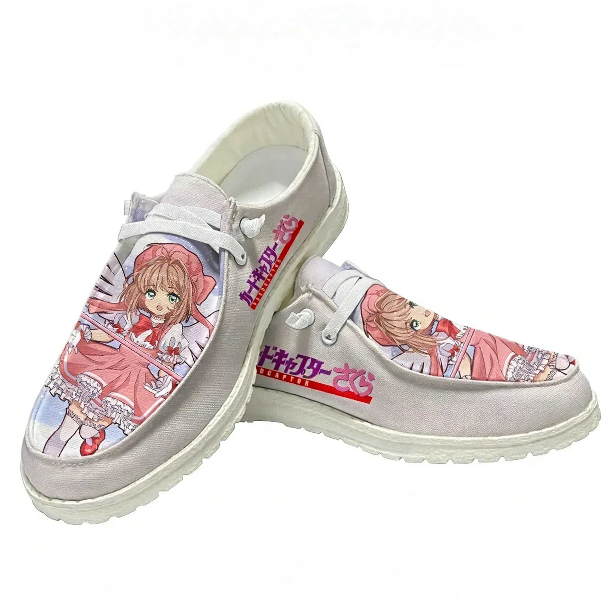 Cardcaptor Sakura Casual Shoes Men Woman Flat Shoe Breathable Indoor Outdoor Lightweight Footwear Couple Custom Made Shoe