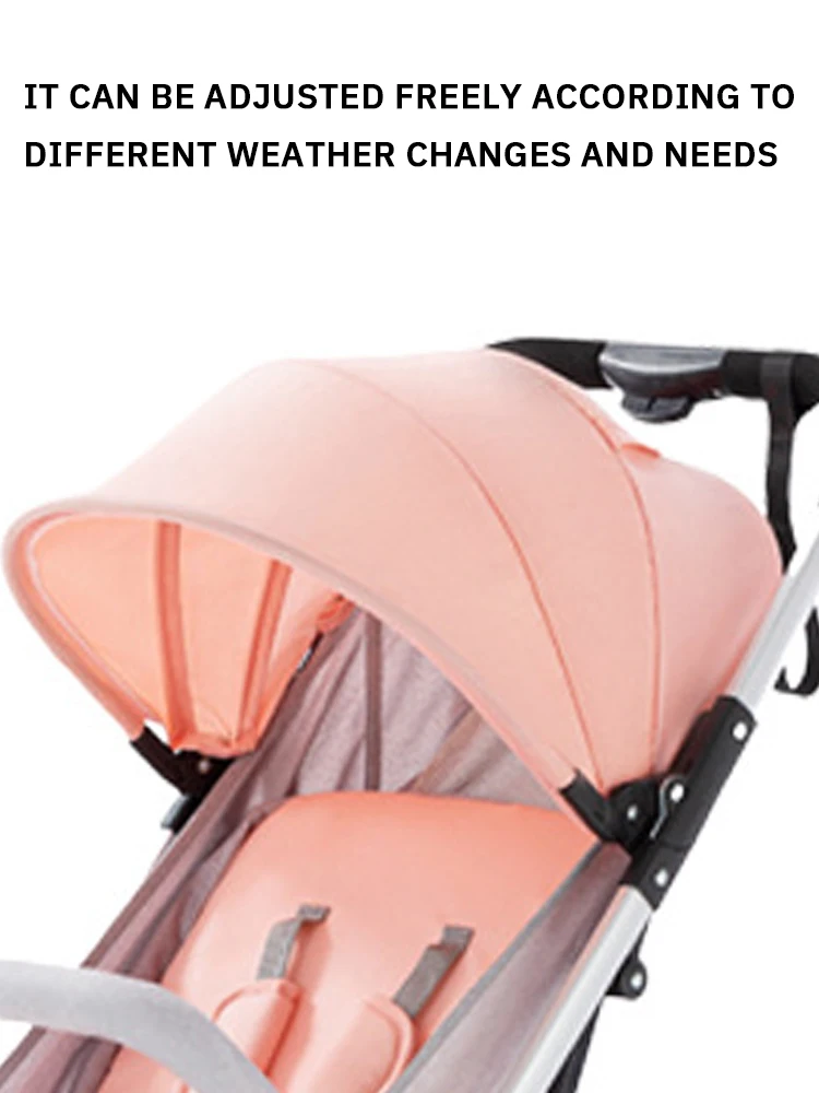 Stroller can sit can lie down portable folding can board high view stroller umbrella car walking baby god stroller