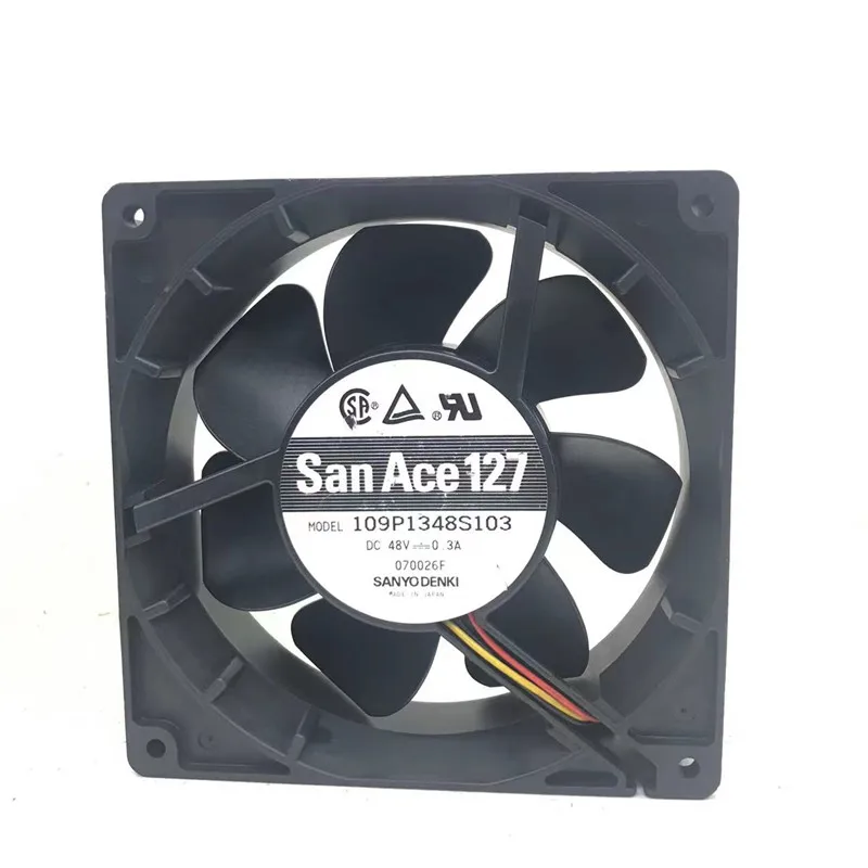 

Authentic 109P1348S103 48V 0.3A 12.7CM 127 * 127 * 38MM Industrial Computer Case Cooling Fan