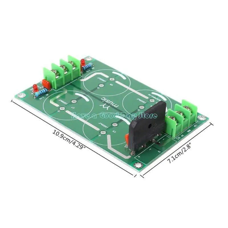 462D Dual Power Rectifier Filter Power Supply Module Empty Circuit Board For TDA8920