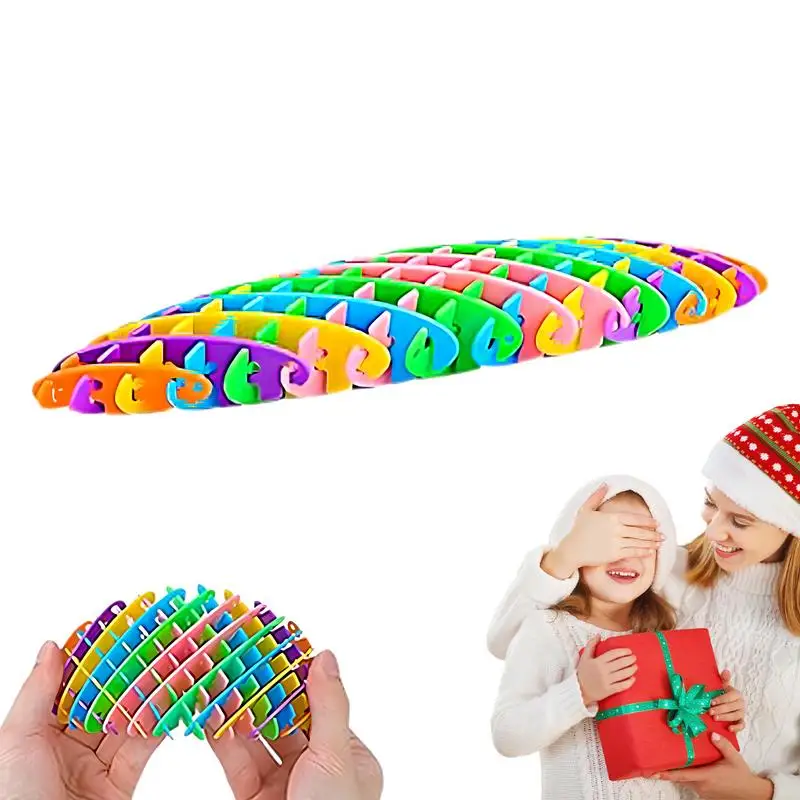 

Sensory Fidget Worm Fingertip Sensory Worm Toy Stretchable Relaxing Fidget Toy Shape-Changing For Finger Dexterity For