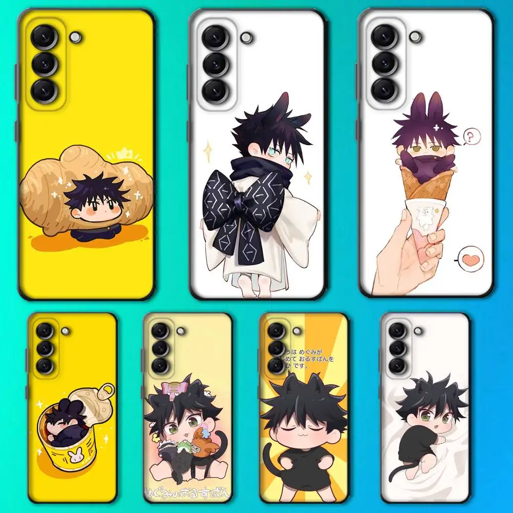 

Cartoon Fushiguro Megumi Phone Case For Samsung Galaxy A13,A21s,A22,A31,A32,A52,A53,A71,A80,Soft Black Shell