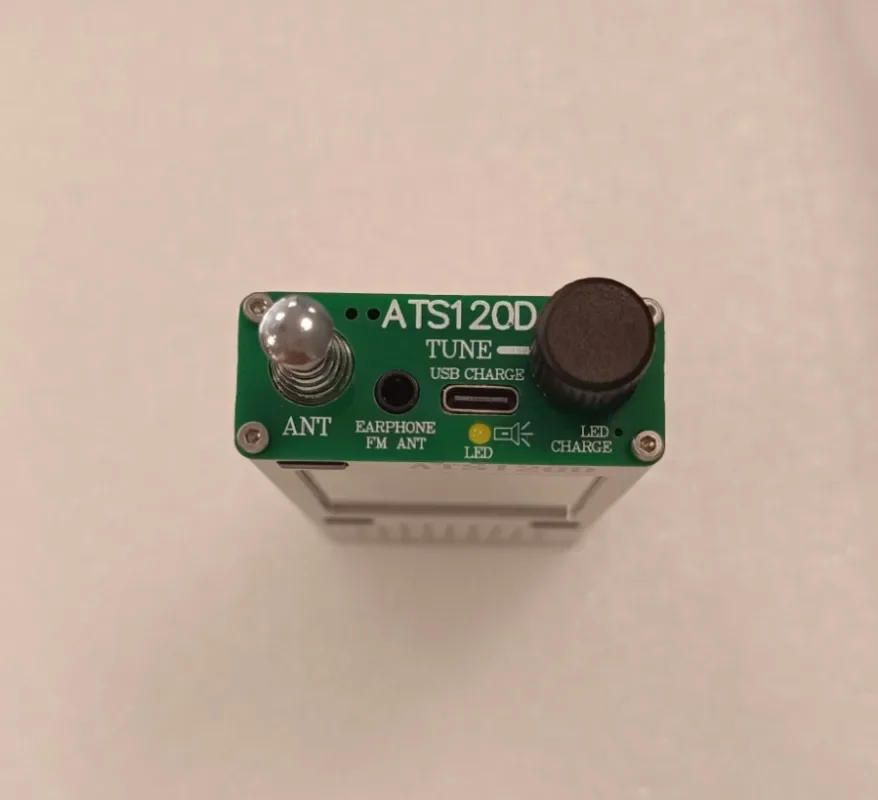 Imagem -05 - Aviação Banda Rádio Usb Ats120d Si4732 Esp32 Bluetooth 2.4 Touch Fmamlsb