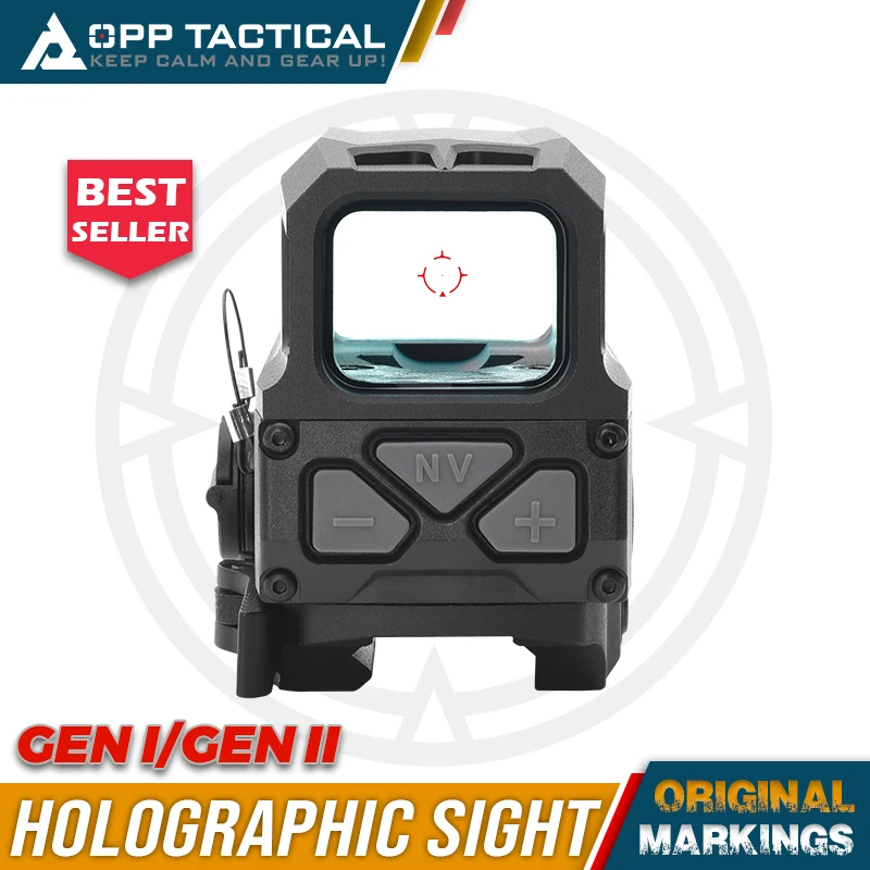 

Tactical Holographic Red Dot Gen2 Optic Sight for Milsim Airsoft with Full Markings