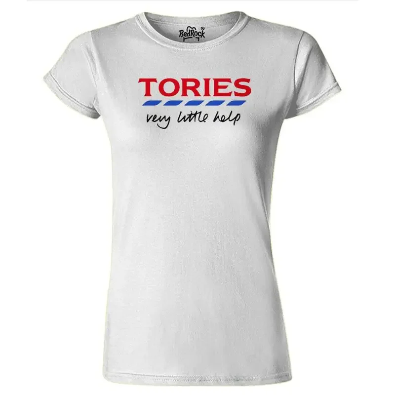 Womens Very Little Help Spoof Anti Tory T Shirt Labour Party