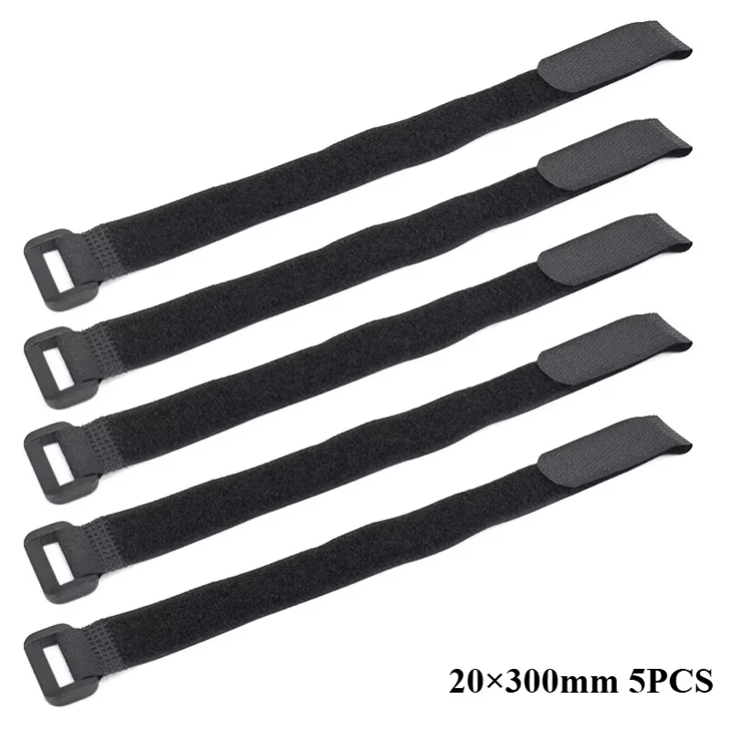 

5PCS Bicycle Handlebar Straps Universal Nylon Sticky Ties for Flashlight Gear Cycling Tie Rope Holders