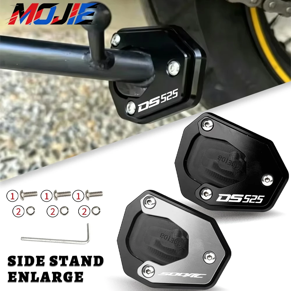 For LONCIN VOGE RR660S RR500S RR525 525R AC525 650DS 500DS 500R 350 500 650 AC Side Stand Enlarger Plate Kickstand Extension Pad