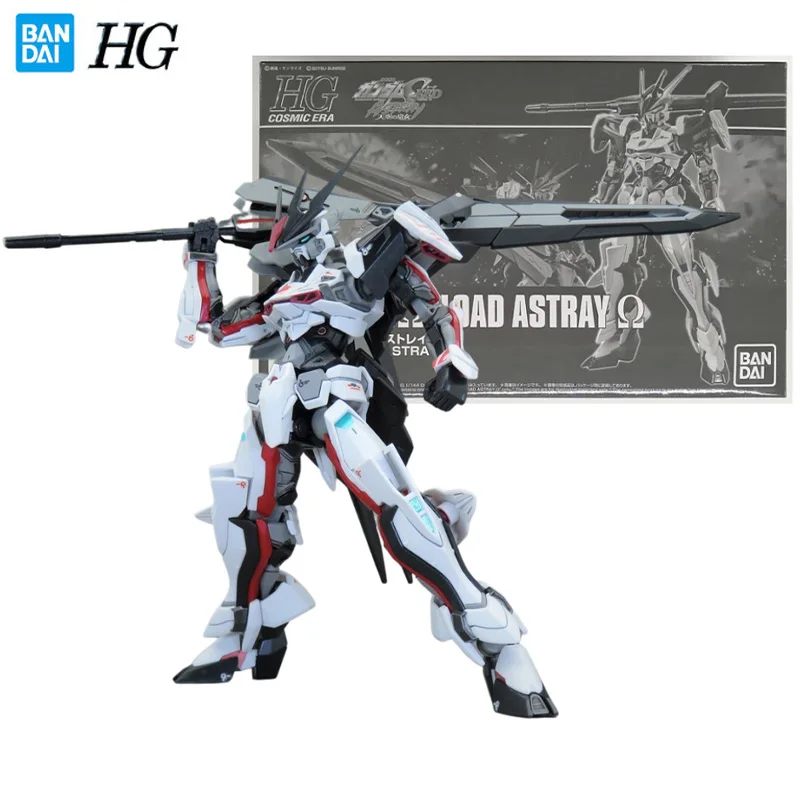 

Genuine Bandai Gundam Action Figure HG Limited Gundam 1/144 Mhf-01Ω Load Astray Ω Collection Gunpla Children Gifts Toys