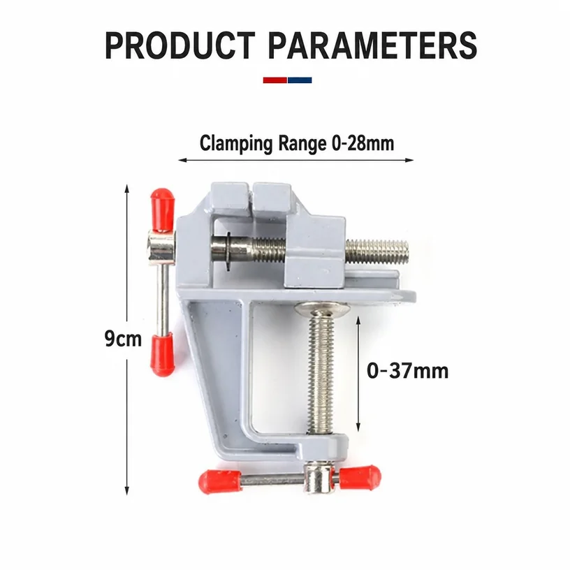 Portable Mini Jeweler's Table Clamp - Small Hobby Bench Vice Craft Repair Tool - Jewelers Clamps Workbench Accessory