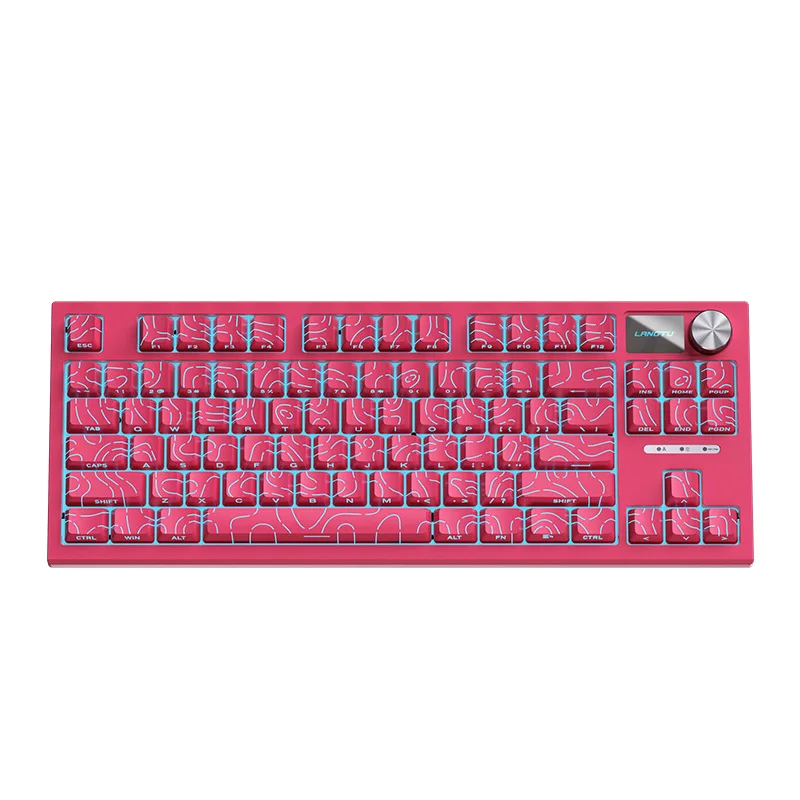 

LT84 Contour Hot Swap Customized Mechanical Keyboard E-sports Game Office Side Engraved Wired Keyboard