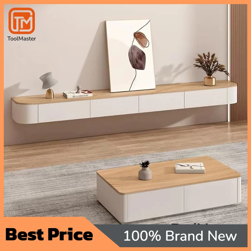 

【Hot Sale】with Door, Modern Media Console Center Large Storage Shelf Floating TV Stand