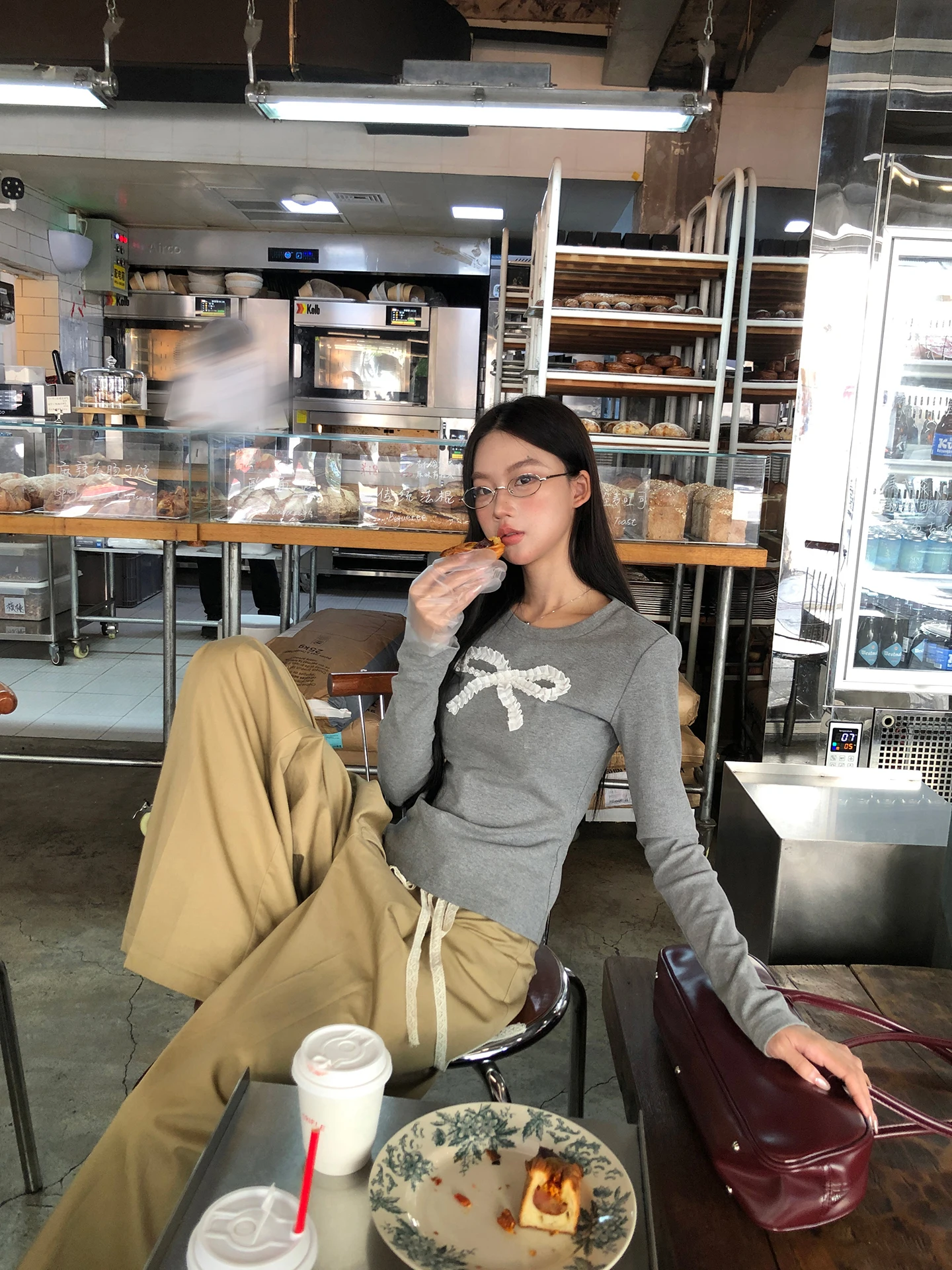 

Женская футболка Slim Fit Long Sve Base irt, крутой дизайн, осенняя мода, смесь хлопка и лайкры, круглый Ne