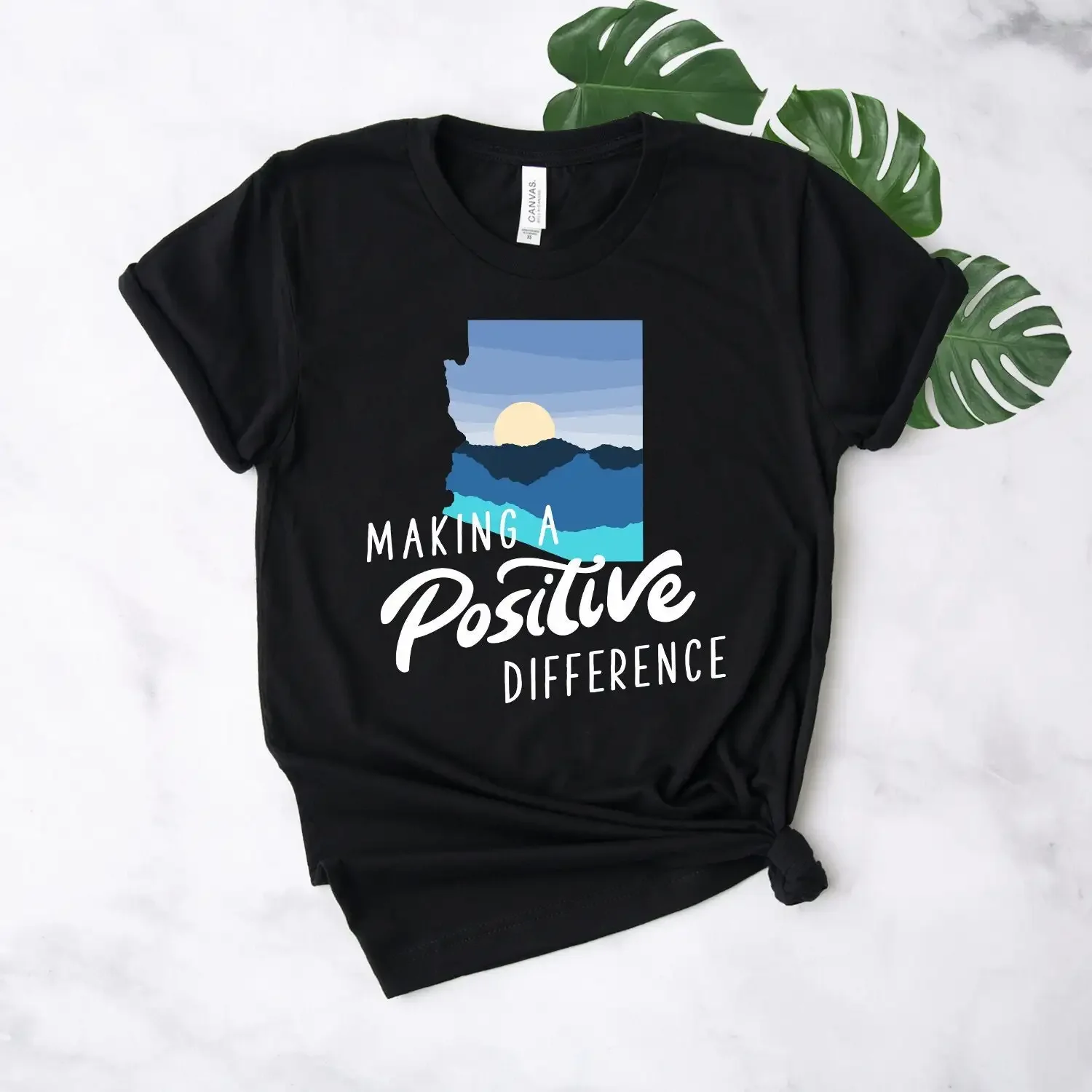 Making A Positive Difference T Shirt Arizona Softstyle