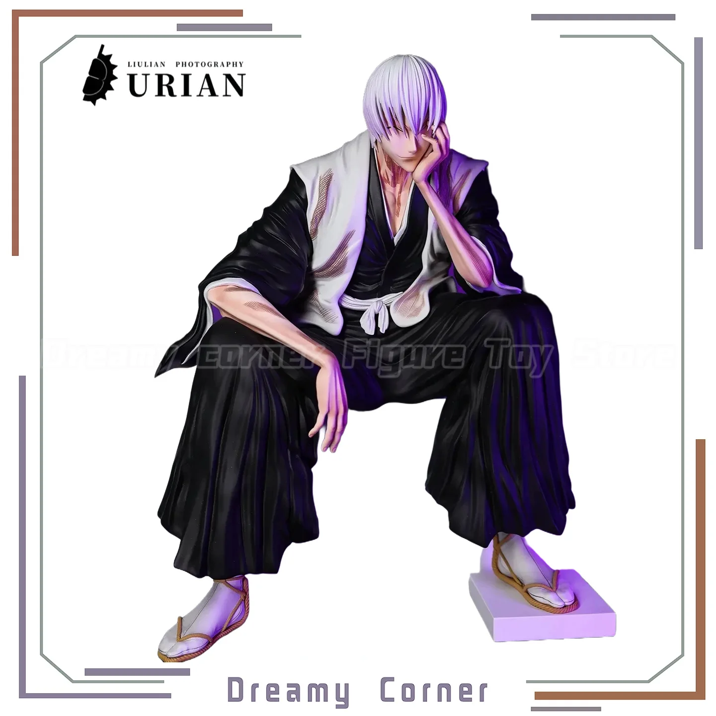 

【In Stock】Freedom Studio BLEACH Ichimaru Gin Purple Hair Anime Figure