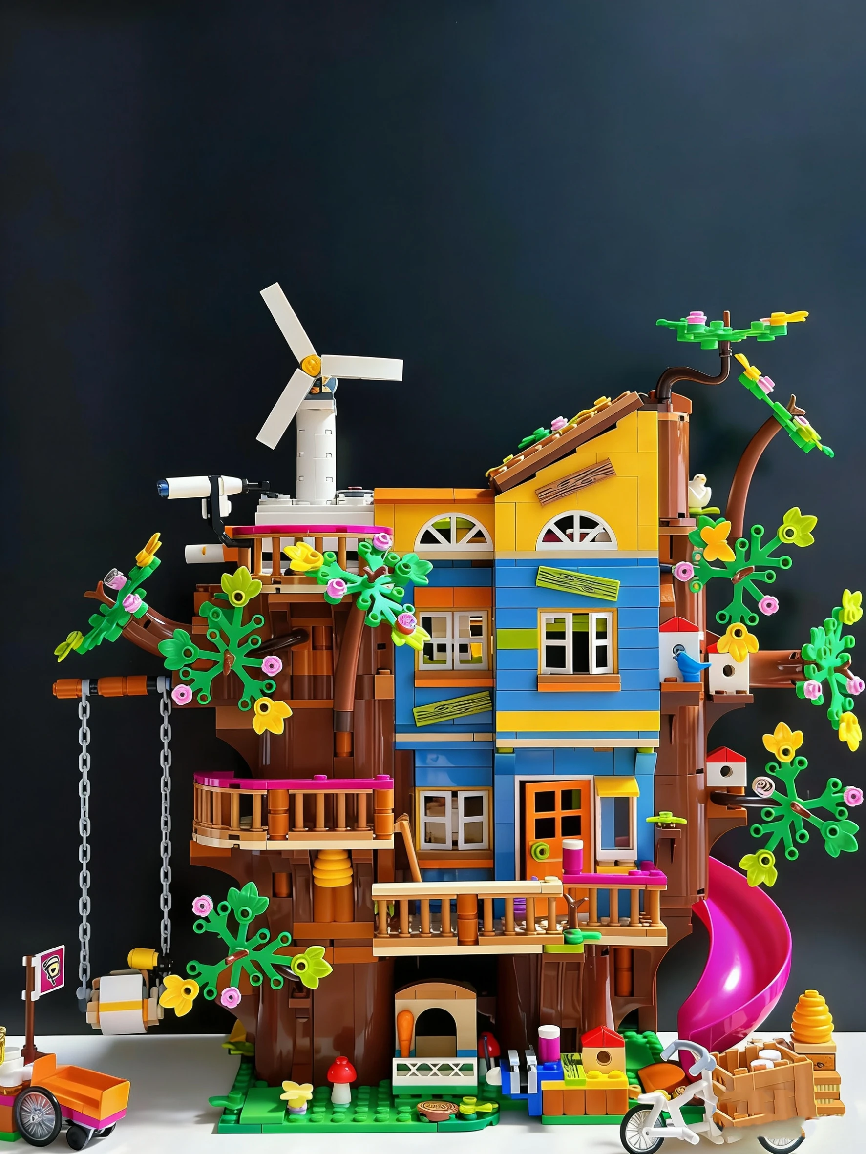 

2026New 10th Anniversary girl Series Good Friends Friendship Tree House Children's Assembled Toys Christmas New Year Gifts
