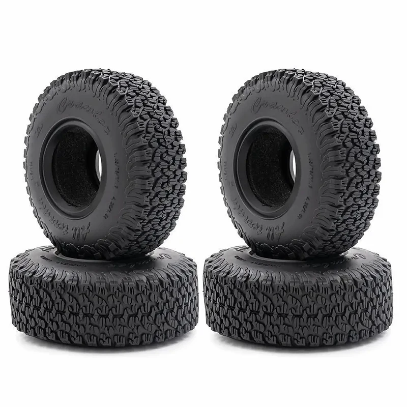 

RC 4pcs 1.9 Inch Rubber Tyre 110*45mm For 1/10 Rc Crawler Car Trax Trx4 Axial Scx10 Wraith Rc4wd Yikong Rgt Wrangler 1.9 Wheel