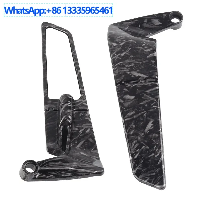 

4PCS motorcycle, imitation modification for Kawasaki Yamaha Honda Ducati Ding wind wing water transfer rearview mirror