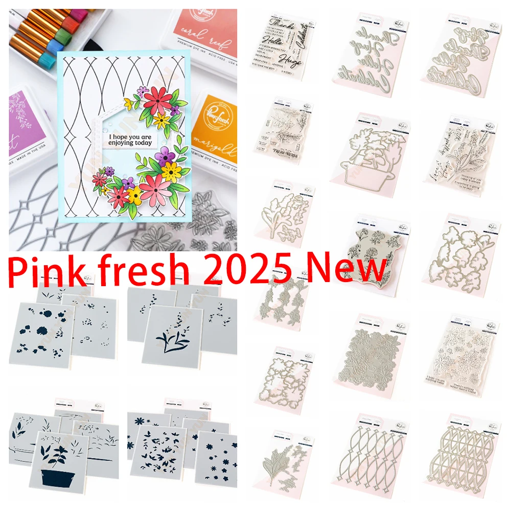 

New Arrival High Quality Craft Die Stamps Stencils Set Flowers Cut Dies DIY Scrapbooking Holiday Greeting Cards Making Embossing