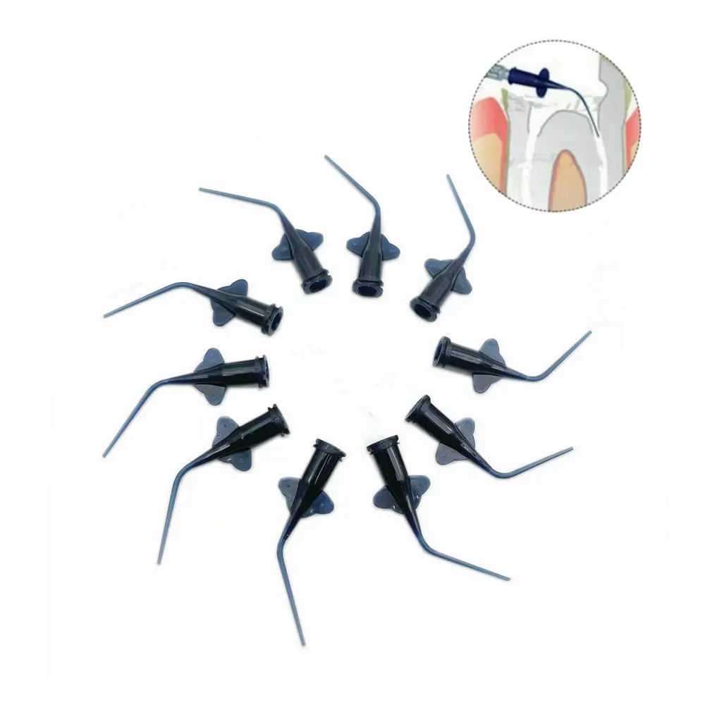 20/50pcs/pack Dentistry Disposable Syringe Tip Dental Endo Irrigation Root Canal Butterfly Needle Dentist Syringe Delivery Tips
