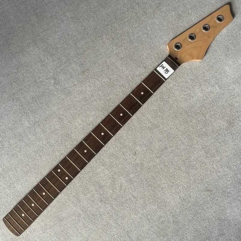 

FN393 No Logo 21Frets 4 String Electric Bass Neck 864MM Scales Length Right Hand Maple+Rosewood Replace and DIY Parts