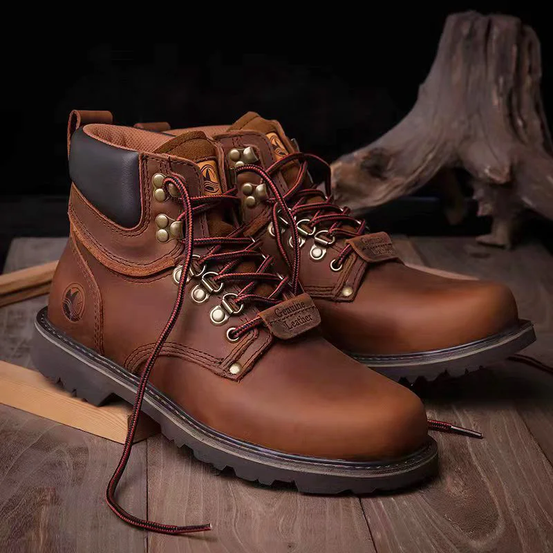 Botas tácticas impermeables piel vaca KOWM – Trekking y senderismo - imagen 3