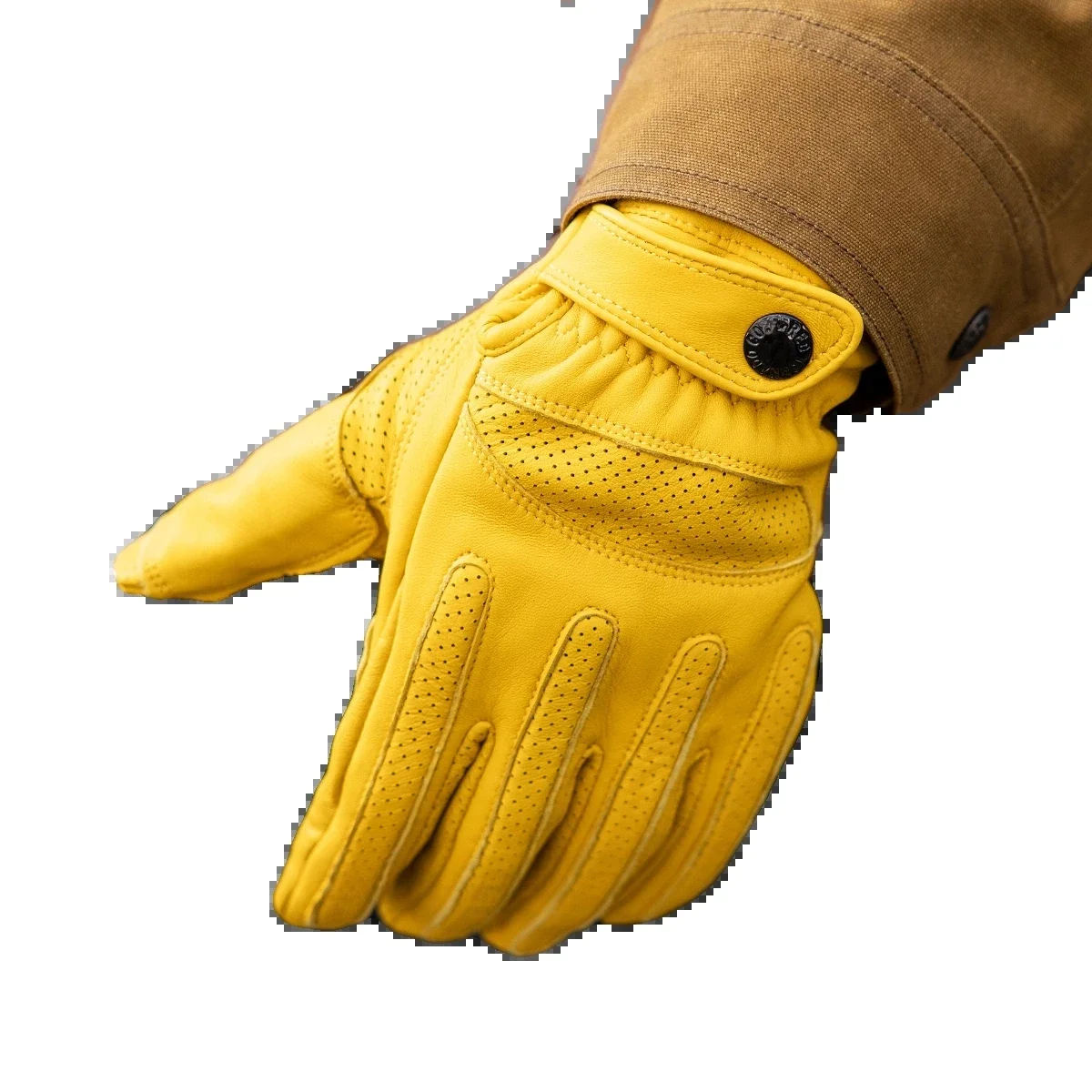 PST-0001 Super Offer! Genuine Thick Goat Skin Good Quality Leather Durable Rider Gloves