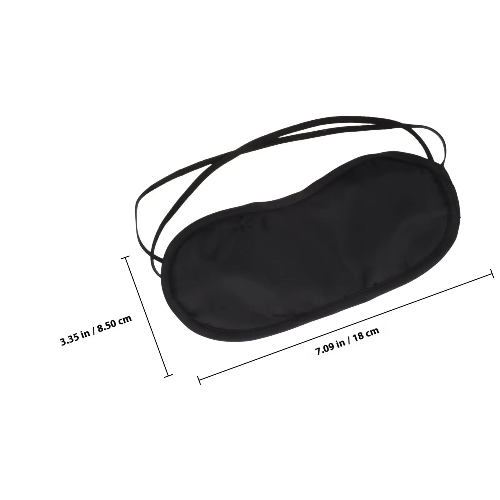 Night Sleeping Eye Cover Soft Lightweight Lightproof Eye Mask with Elastic Back Strap for Travel Train Plane Hotel Home Use