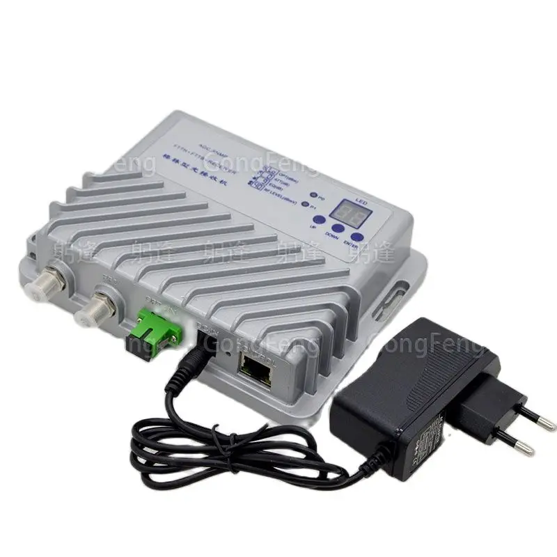 New AS-1000M/D2 Broadband Optical Receiver 1100~1600nm FTTH/FTTB Digital Television SC/APC Optical Receiver With AGC,ATT,EQ