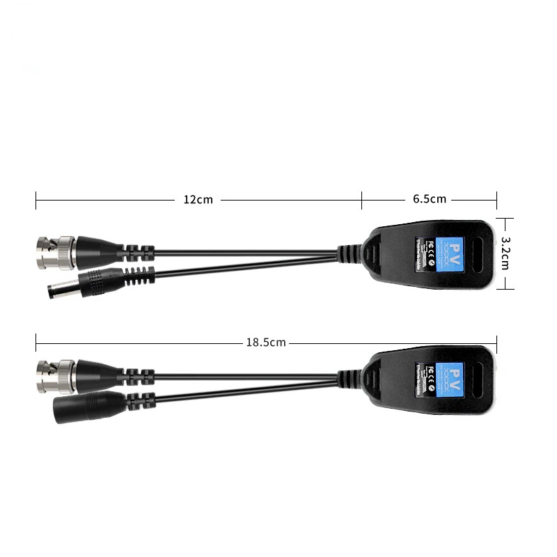 Passieve Video Voeding Twee-In-Één Coaxiale/Analoge Hd Twisted Pair Zender Rj45 Netwerkkabel Naar Bnc Videocamera