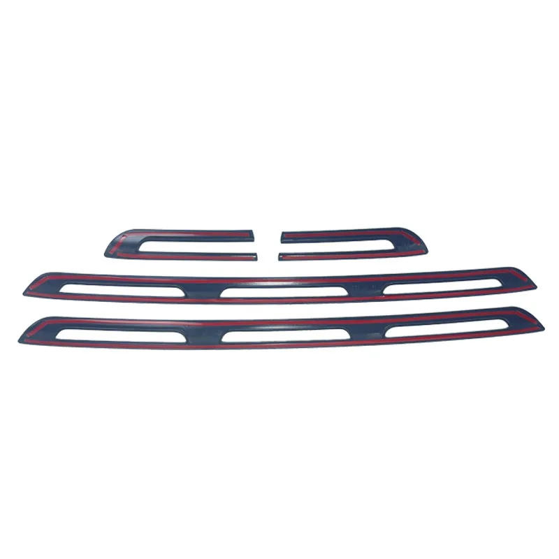 Car Front Net Grille Grid Trim Strip Fit For  For Haval Dargo 2021 2022 Exterior Modification Accessories