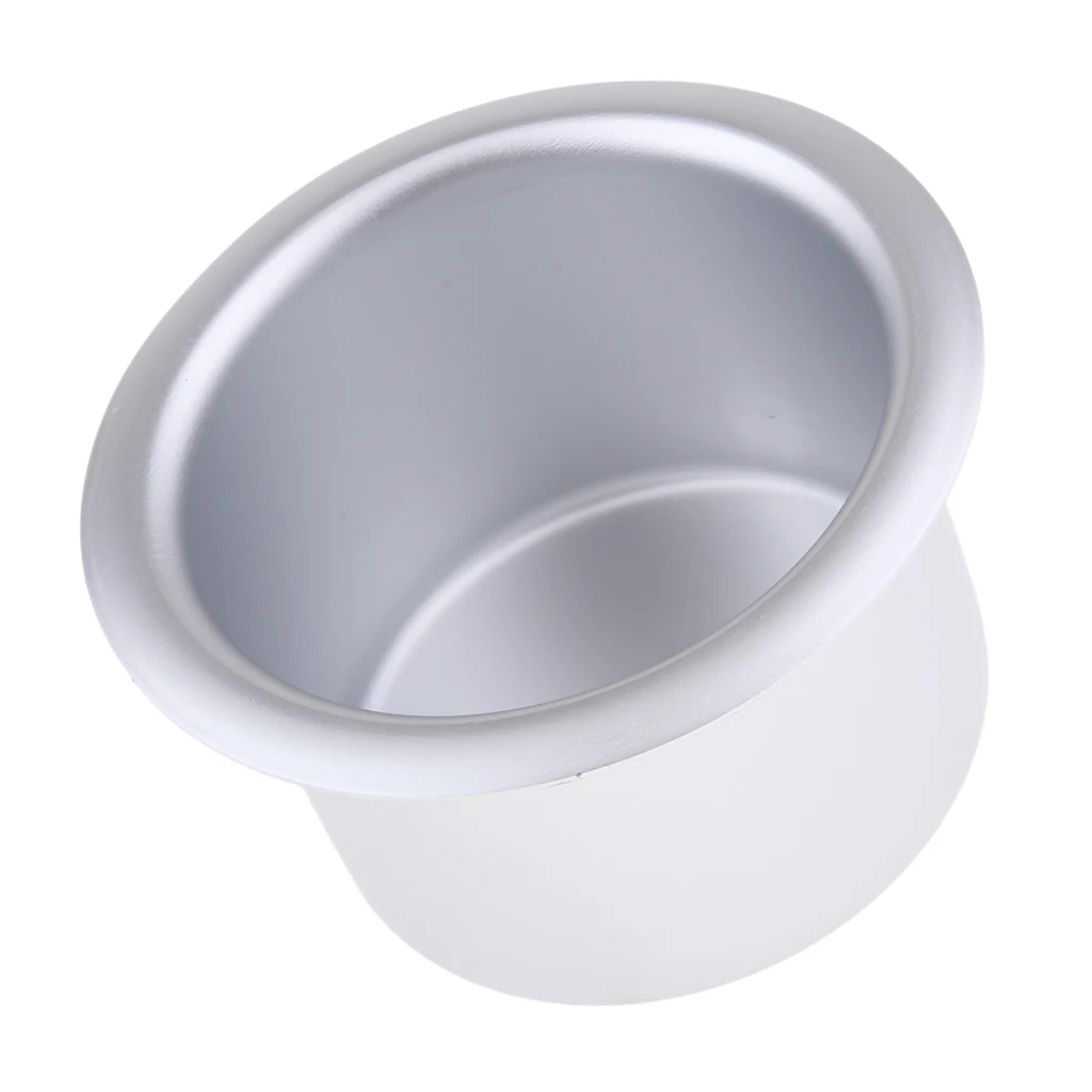 Silver Aluminum Alloy Recessed Cup Drink Holder Beverage Holder for Boat and Car