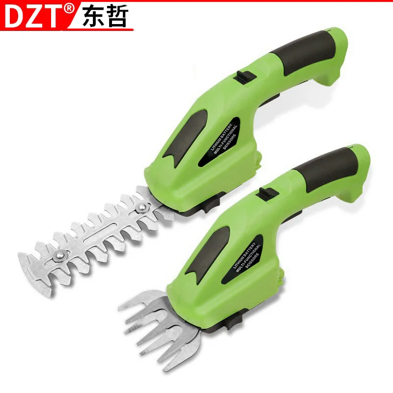 

Rechargeable Dual-Purpose Electric Pruning Shears - Handheld Small Trimmer for Fence & Lawn