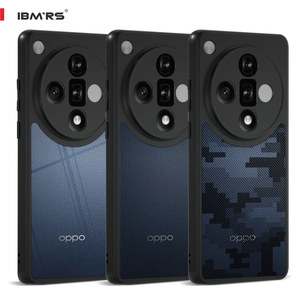 

BMRS for Oppo Find X7 camo case, Clear Hard Back Protective Cover