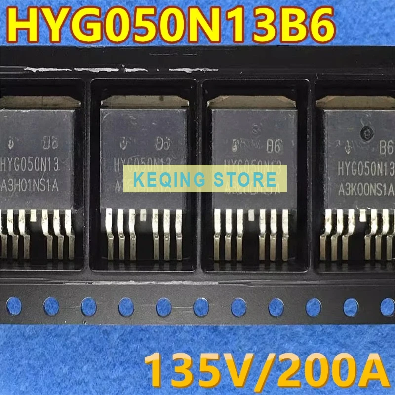 10PCS Used+Not NEW+Send after Measure Original word original code HYG050N13NS1B6 G050N13B6 TO-263-6 135V 200A