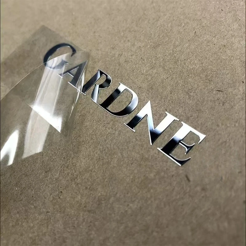 Personalized Sticker Logo Custom Transfer Stickers Customized Wedding Labels 3D UV DTF Waterproof Name DIY Gift Car Bottle view 4