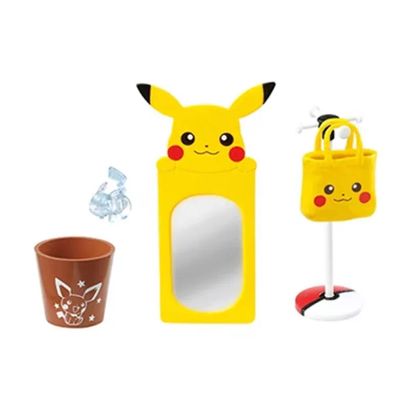 Pokemon Gashapon Capsule Toy Pikachu Room Elf Model Toys Mini Furniture Table Miniature Scene ornamentoion regali per bambini