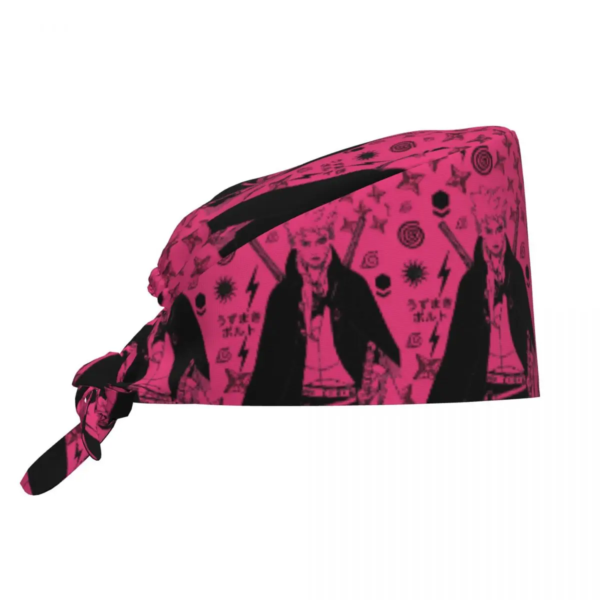 Gorro exfoliante Uchiha Sasuke personalizado, gorros quirúrgicos, gorro médico de enfermera Unisex, gorro de trabajo N-Narutoes para cirugía médica