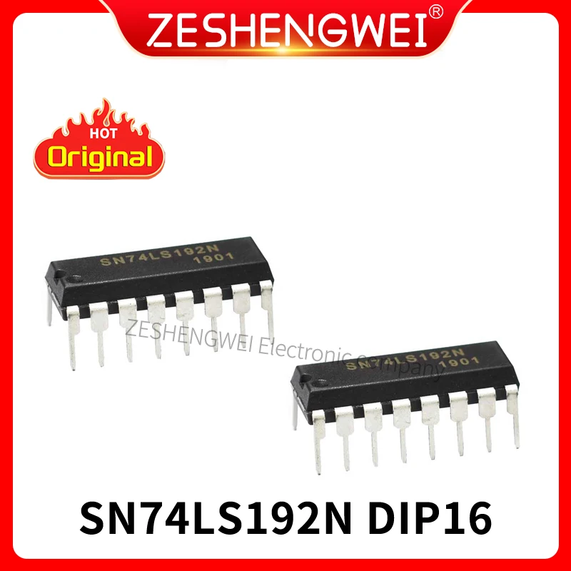 10Pcs SN74LS192N HD74LS192P DIP16 SN74LS192 HD74LS192 74LS192N 74LS192P 74LS192 DIP New and Original IC