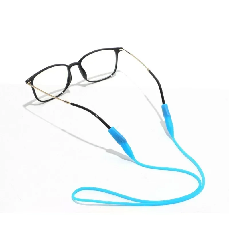 1/5Pcs Sunglasses Chain  Sports Anti-Slip String Glasses Candy Color Elastic Silicone Eyeglasses Straps Ropes Band Cord Holder