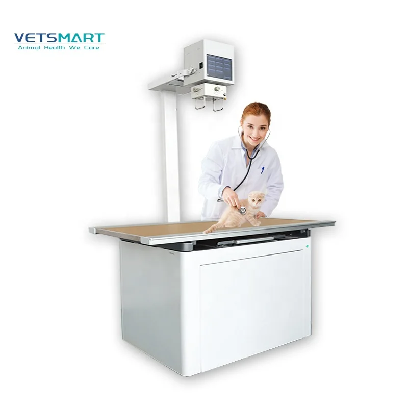 Affordable Compact Design Veterinary Animal Imaging Equipment Vet X ray Unit With Table and X ray Film Cassette