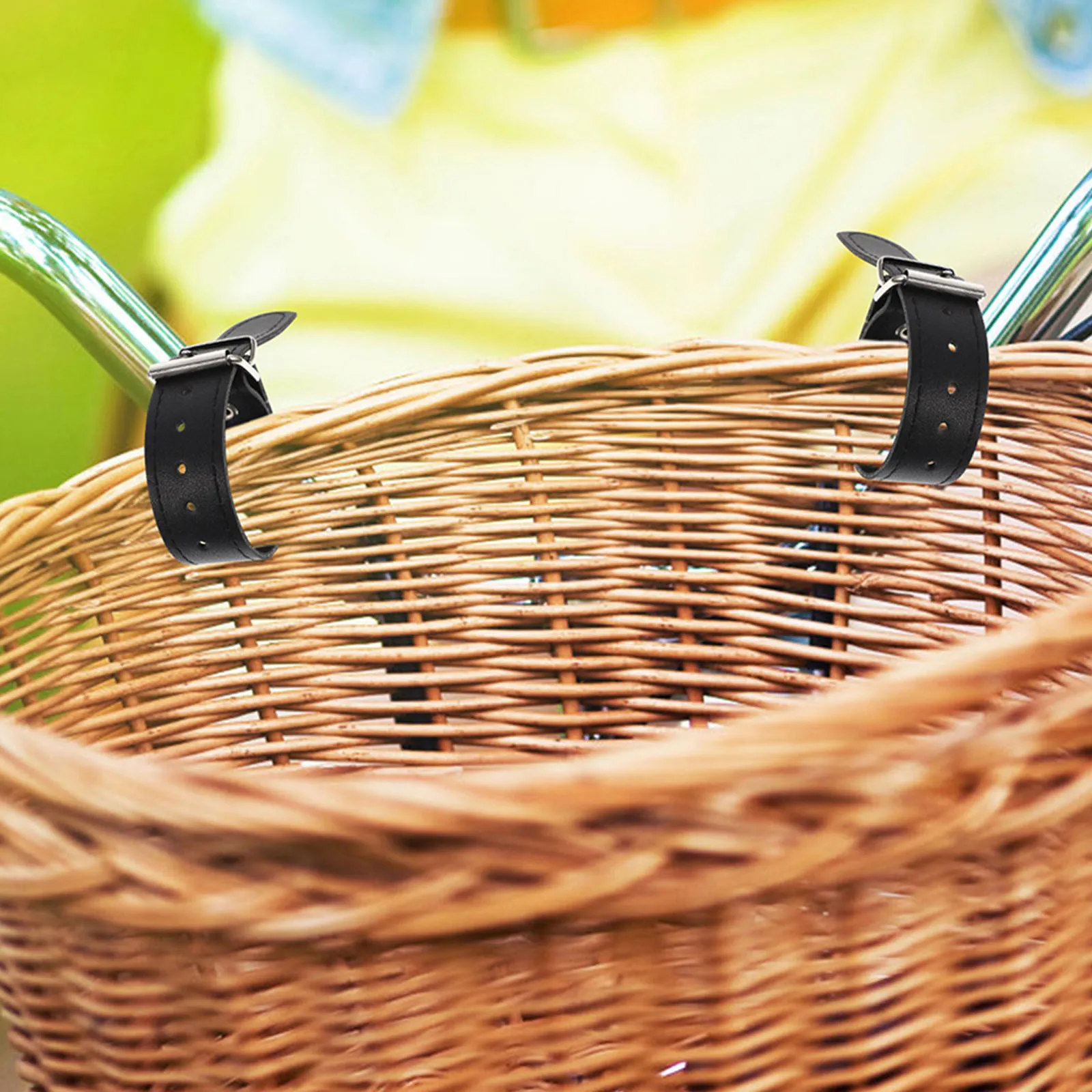 

1Pair Children's Bike Basket Strap Adjustable Front Basket Strap for Cycling Bicycle Rack Bike Rack Straps