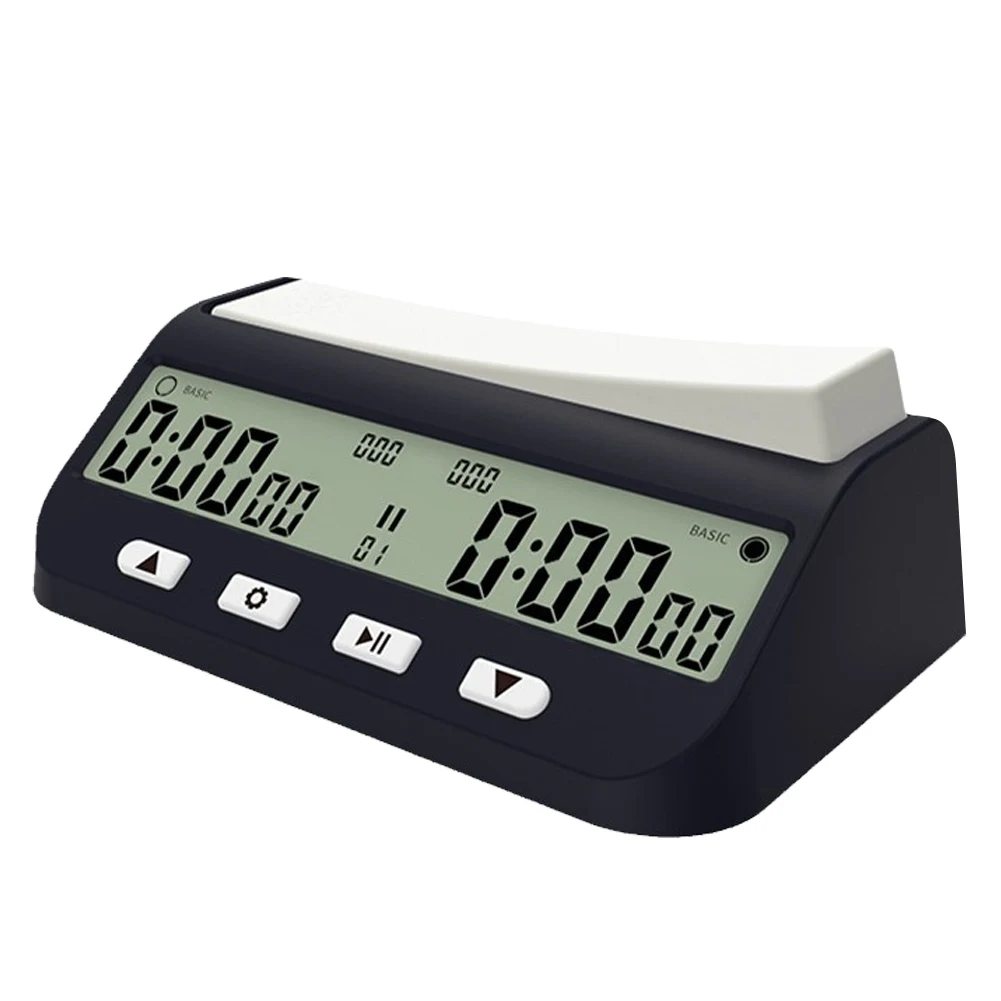 Game Timer with Basic Bonus Delay and Positive Time Features Portable Digital Chess Clock for Chess Game I-GO and Chinese Chess