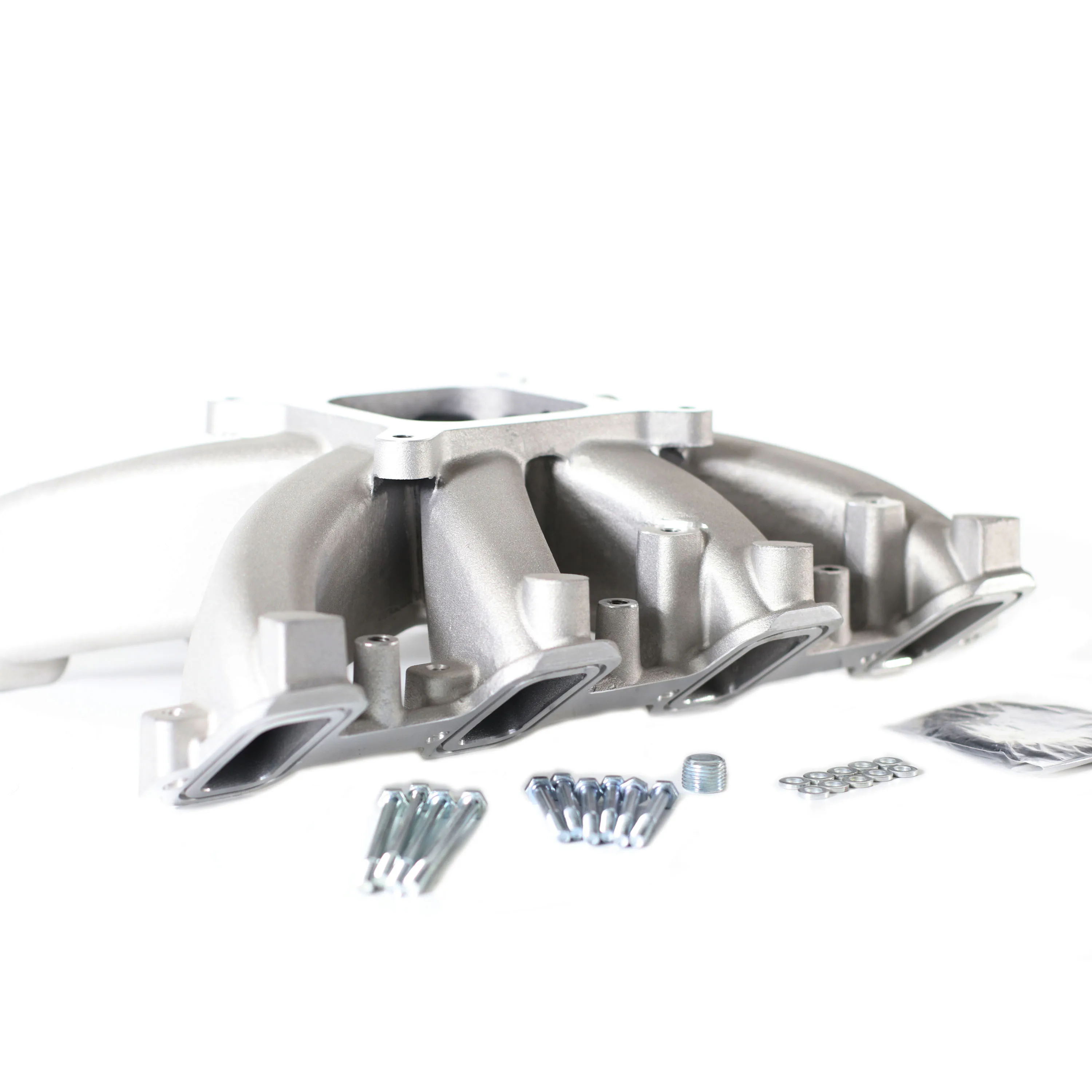 4 Barrels Throttle Body FOR LS3/L92/L76 Rectangle Port Single 4150 Holley Plane Cast Aluminum EFI Intake Manifold