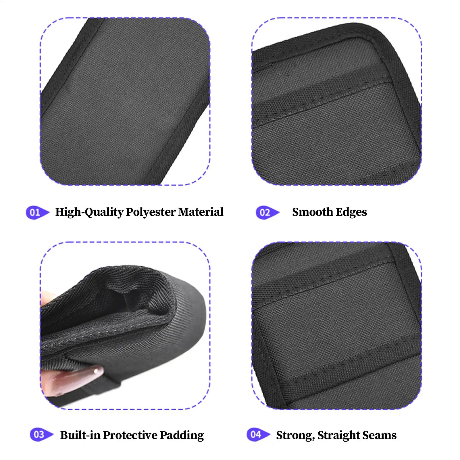 Pelindung Tali Ratchet 2 Buah Pelindung Untuk Tali Winch Kapal Poliester Dapat Disesuaikan Selama Transportasi Memindahkan Mobil Kolam Renang