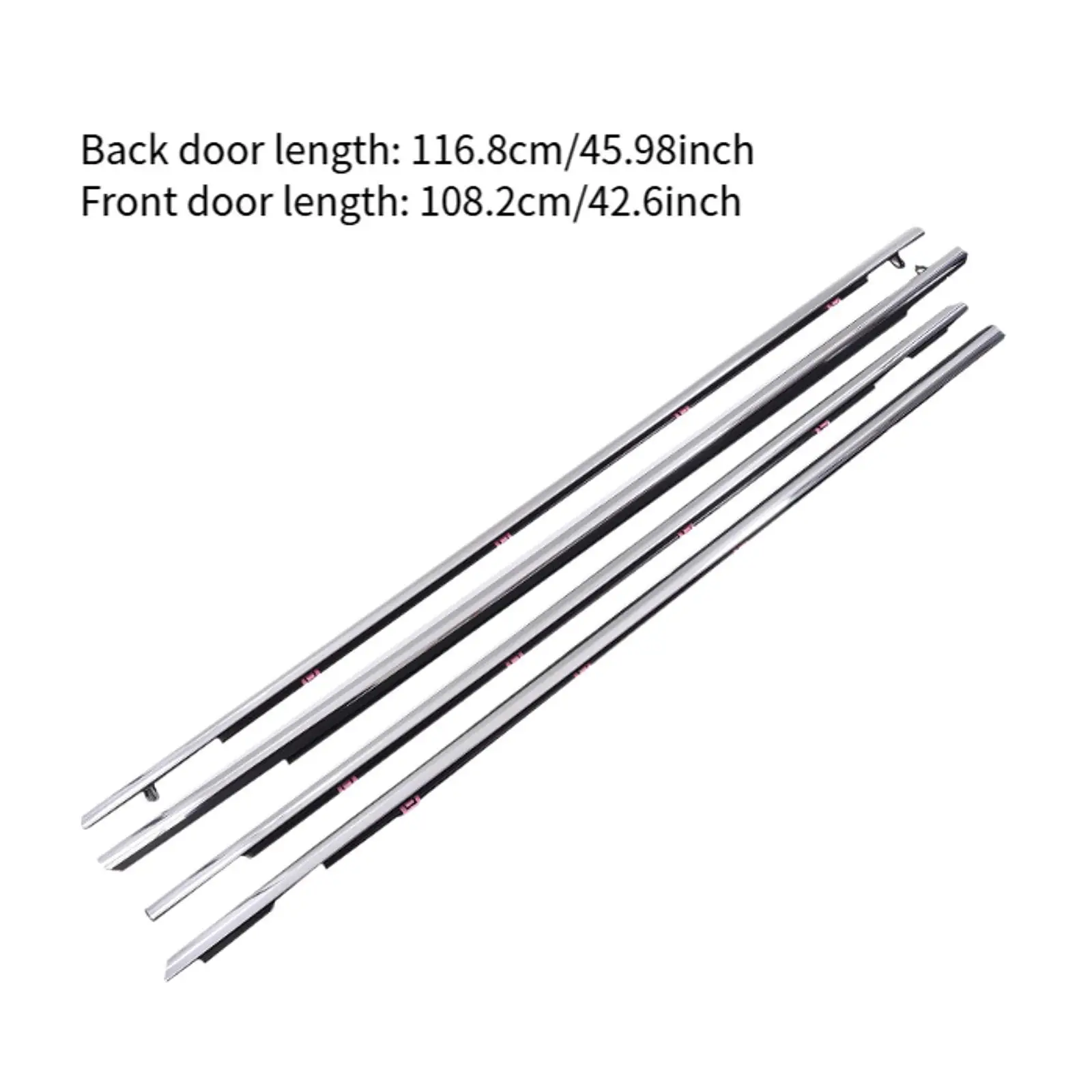 Weatherstrip Seal Door Belt Protector Rubber Strip Automotive Accessories Wear Resistant for Honda Odyssey 2015-2020
